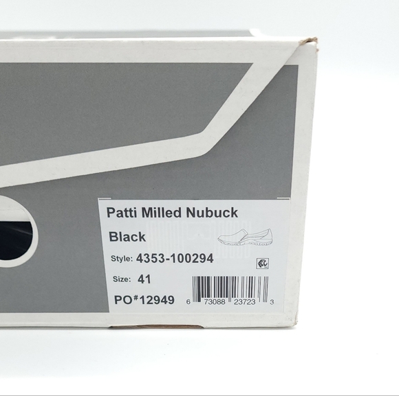 Dansko Patti Milled Nubuck Women's Black Slip On Shoe Vibram Sole Size 41 - Picture 10 of 12